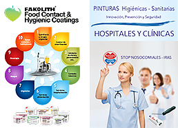 infecciones nosocomiales IRAS, pintura bactericida, pintura quirófanos, pintura hospitales, 